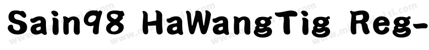 Sain98 HaWangTig Reg字体转换